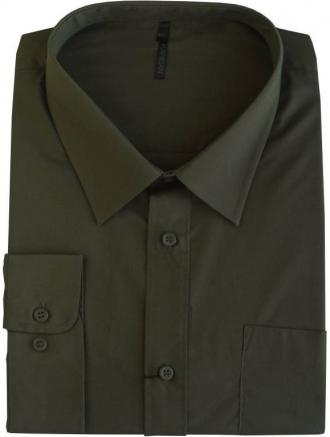 Μονόχρωμο μακρυμάνικο πουκάμισο σε κλασσική γραμμή.Εάν ψάχνεις ένα διαχρονικό ρούχο που να μην το επηρεάζουν οι εναλλαγές της μόδας ενώ ταυτόχρονα μπορεί να σου δώσει μεγάλο εύρος επιλογών όσο αφορά τους συνδυασμούς που μπορείς να συνθέσεις με αυτό, τότε μόλις βρήκες το προϊόν που σου ταιριάζει απόλυτα.Η αστείρευτη και συνεχώς εμπλουτιζόμενη παλέτα χρωμάτων θα σε παροτρύνει να το ταιριάξεις με ένα από τα κουστούμια σου για μια επίσημη εμφάνιση ενώ μπορείς με μεγάλη ευκολία να το προσθέσεις και στην καθημερινή σου γκαρνταρόμπα μιας και συνδυάζετε εξίσου εύκολα με παντελόνια τύπου τζιν και καπαρτινέ.Η προσθήκη του σκληρού κλασσικού κολάρου στον γιακά σου επιτρέπει να φορέσεις το συγκεκριμένο πουκάμισο με γραβάτα αλλά και χωρίς αυτή,για μια πιο casual εμφάνιση.Τέλος η λιτή γραμμή του ρούχου,η επιλογή των υλικών, αλλά και η προσεγμένη ραφή μας που εγγυάται η πείρα της εξειδίκευσής των 55 και πλέον ετών στην κατασκευή πουκαμίσων,υπόσχεται να αναδείξει όποιο σύνολο επιλέξεις να το συνδυάσεις ,κερδίζοντας τις εντυπώσεις.