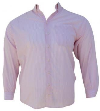 Μακρυμάνικο πουκάμισο με ριγέ σχέδιο.Το ρούχο έχει μία τσέπη στο ύψος του στήθους και κουμπί στο γιακά.