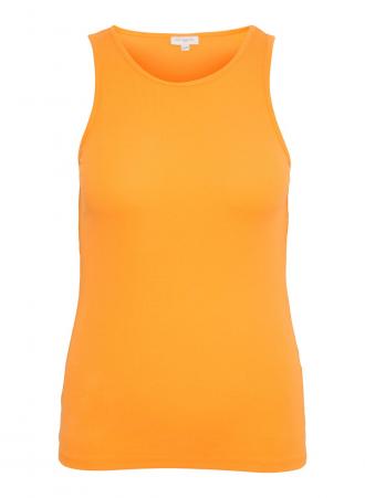 Βαμβακερό ribbed tank top, με στρογγυλή λαιμόκοψη σε ανοιχτό πορτοκαλί χρώμα. Μπορεί να φορεθεί με τζιν παντελόνι για μια casual εμφάνιση ή με φόρμες και κολάν για αθλητικές δραστηριότητες!