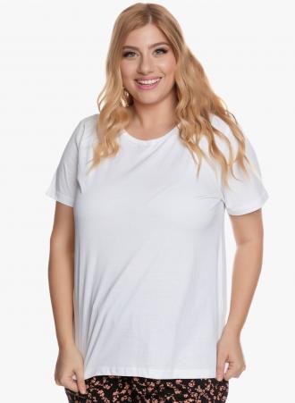 T-shirt από 100% βαμβάκι σε λευκό χρώμα με λεπτομέρεια slash στην πλάτη. Ένα απαραίτητο κομμάτι που δεν πρέπει να λείπει από καμία γκαρνταρόμπα! Διατίθεται και σε μαύρο και γκρι!