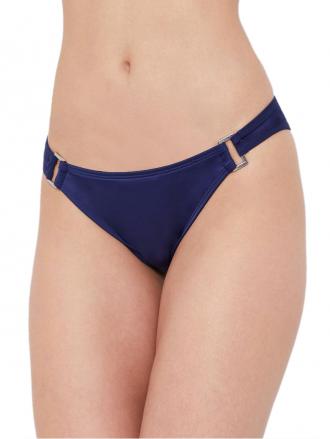 Μαγιό Bikini Κανονικό με Μεταλλικά Κοσμήματα στο πλάι.. Ποιοτικό Σατινέ ύφασμα με φυσική γυαλάδα.  Απαλό ύφασμα εσωτερικά για μέγιστη άνεση.  Άριστη εφαρμογή και value for Money. Eco Friendly επιλογή. Συνδυάζεται ιδανικά με τα Τοπ της σειράς. Διαθέσιμο έως 2XL.