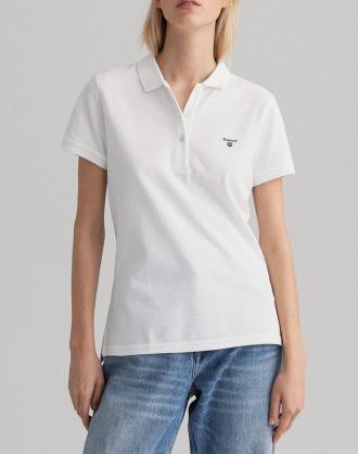 Γυναικεία Polo μπλούζα με κανονική εφαρμογή, με γιακά Polo, πατιλέτα με κουμπάκια, κοντό μανίκι και λογότυπο στο στήθος. (Σύνθεση: 100% Βαμβάκι)