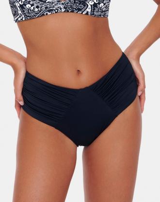 Γυναικείο bikini slip ψηλόμεσο με κανονική πίσω κάλυψη. (Σύνθεση: 78% Πολυεστέρας, 22% Ελαστάνη)